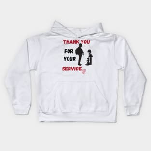 Thank You For Your Service Kids Hoodie